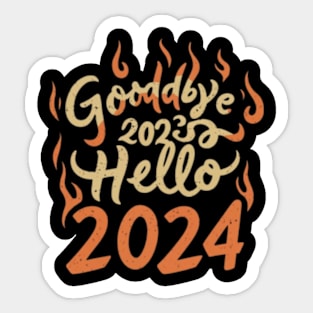 Happy new year 2024 Sticker